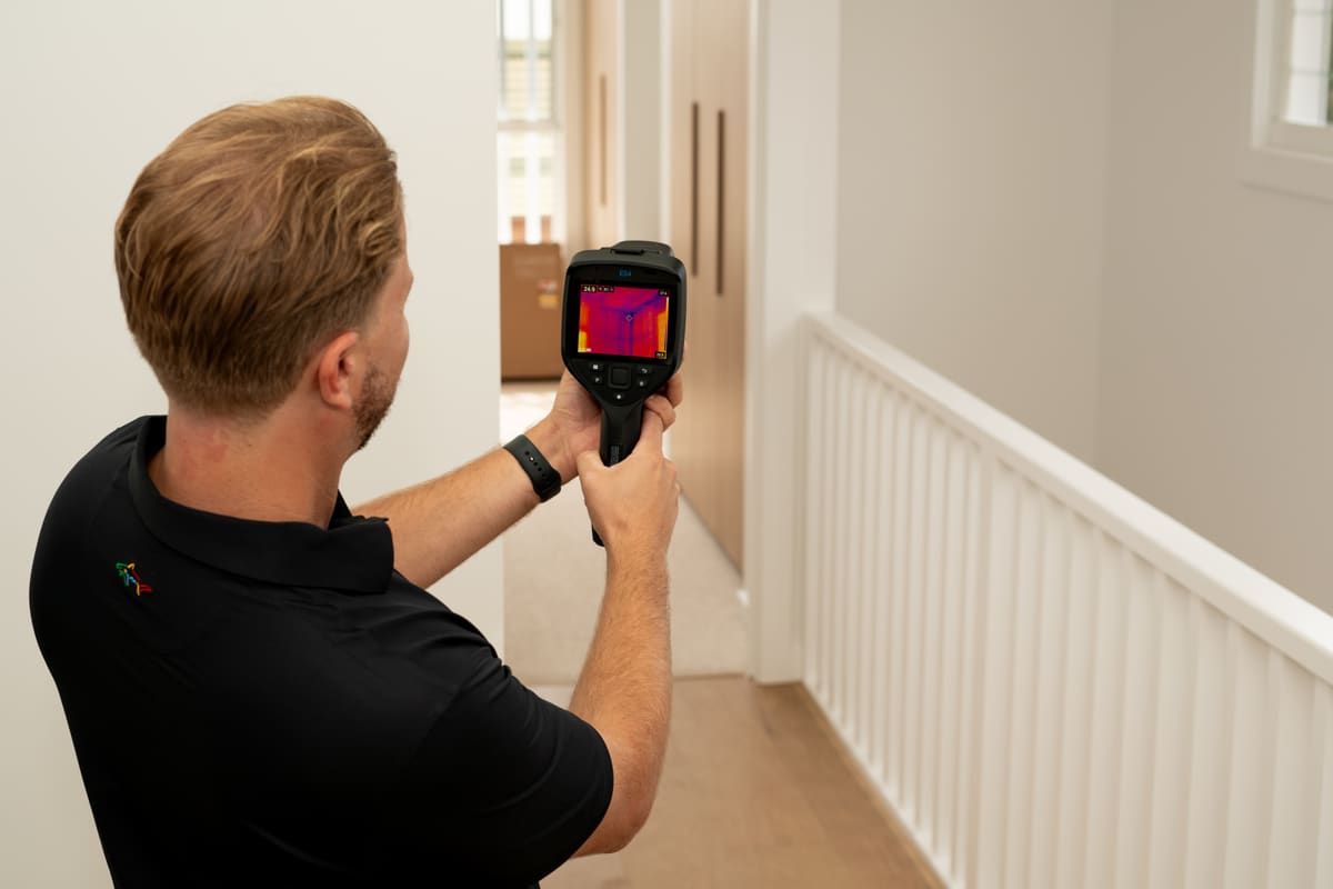 CYTE inspector using a FLIR thermal imaging camera