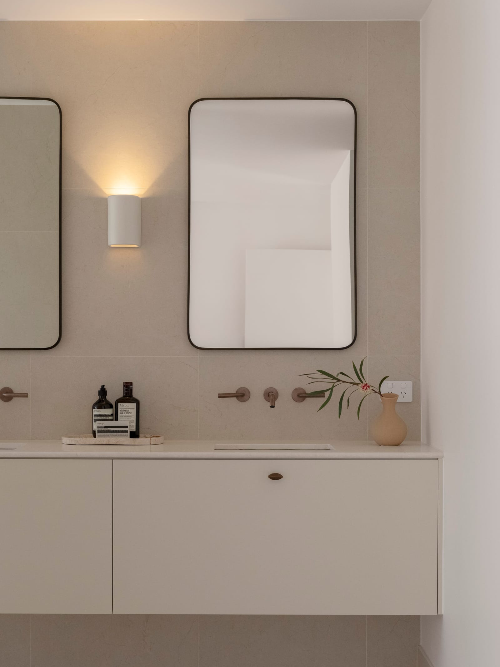 Neutral-toned Gold Coast bathroom interior