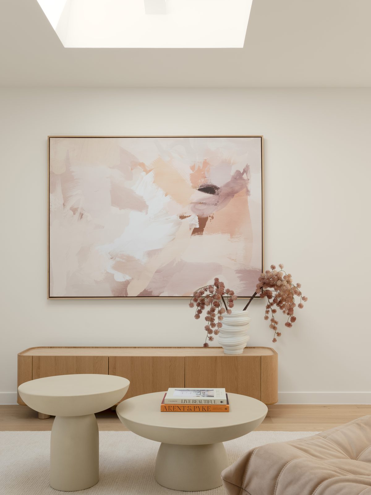 Well-maintained Gold Coast home living area with natural skylight — the kind of upkeep an annual inspection helps protect