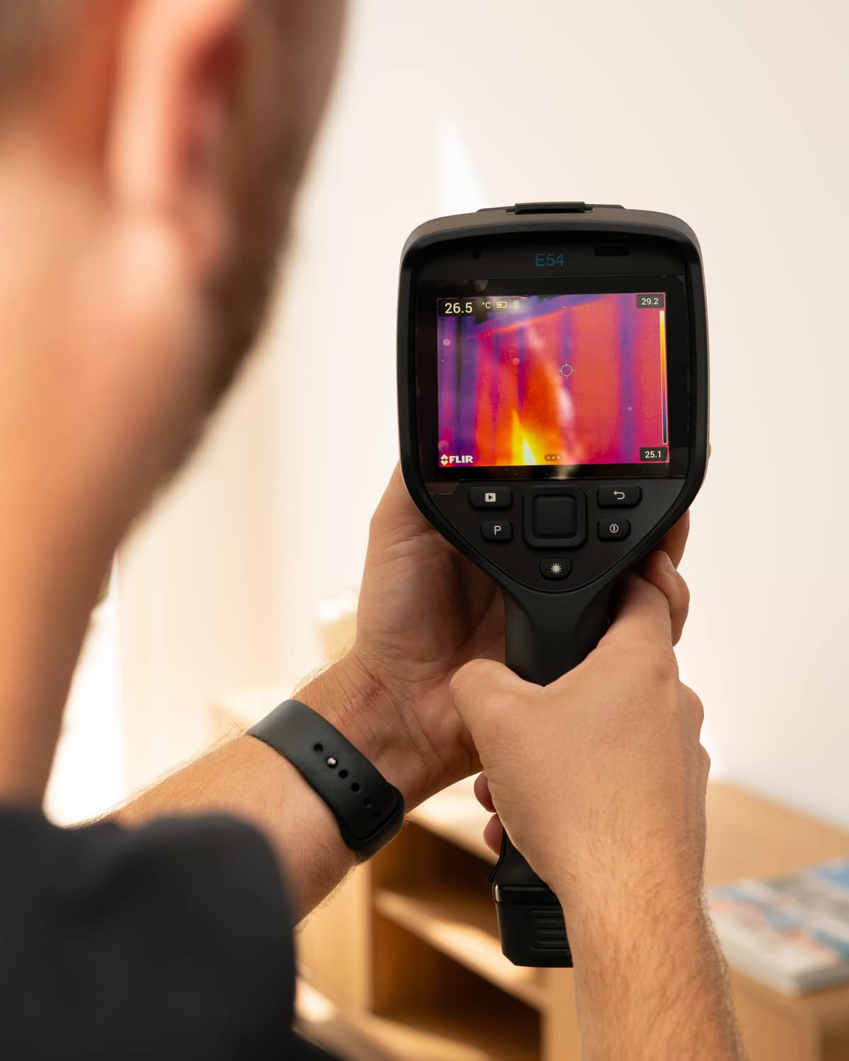 CYTE inspector documenting a property interior